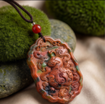 Painted Eight-Trigram Gourd Charm — Attract Wealth, Ward Off Evil, and Ensure Health – Image 2