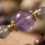 Smoky Purple Agate——Improve eyesight and regulate blood and energy – Bild 4