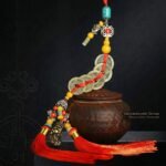 Dynasty Five——Imperial Dynasty Coin Pixiu Double Tassel Car Hanging Virtue Heritage Collectible - immagine 2