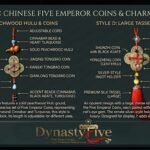 Dynasty Five——Imperial Dynasty Coin Plum Blossom Large Tassel Car Hanging Virtue Heritage Collectible