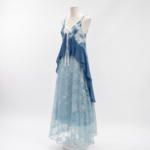 Santorini Rose Mist Batik Dress - Calming Plant-Dyed Maxi - Image 2
