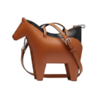 Vintage Horse Shaped Handcrafted Tote - Artisan Leather Bag