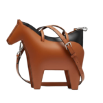 Vintage Horse Shaped Handcrafted Tote - Artisan Leather Bag