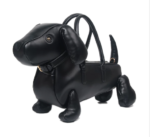 Sleek Sausage Dog Artisan Top Handle Bag