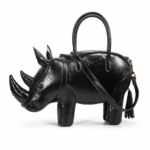 Bold Rhino Shaped Statement Tote - Artisan Handcrafted Bag - Image 2