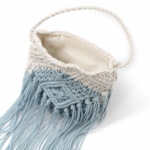 Aegean Tide Macramé Fringe Crossbody - Calming Plant-Dyed Bag - Image 4