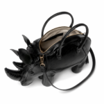 Bold Rhino Shaped Statement Tote - Artisan Handcrafted Bag - Image 3