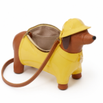 Sunny Sausage Dog Handcrafted Bag - Yellow Dachshund Crossbody - Image 5