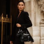 Noir Studded Pony Artisan Crossbody Bag - Image 3