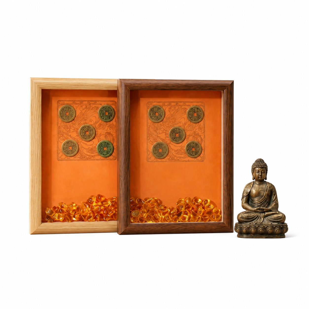 产品图4 Dynasty Five Dragon's Fortune Desk Frame - Image 1
