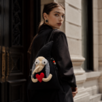 Whimsical Witch Crossbody Bag - Handcrafted Folk Art Tote with Red Heart - Image 5